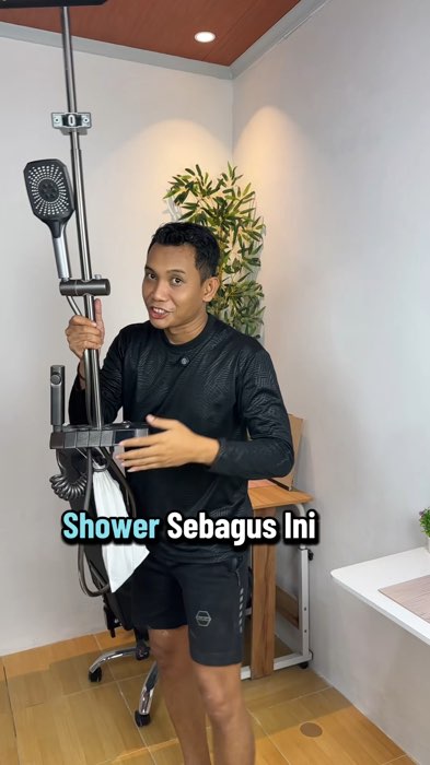 Shower kamar mandi full set lengkap drat kuningan bisa air dingin dan panas