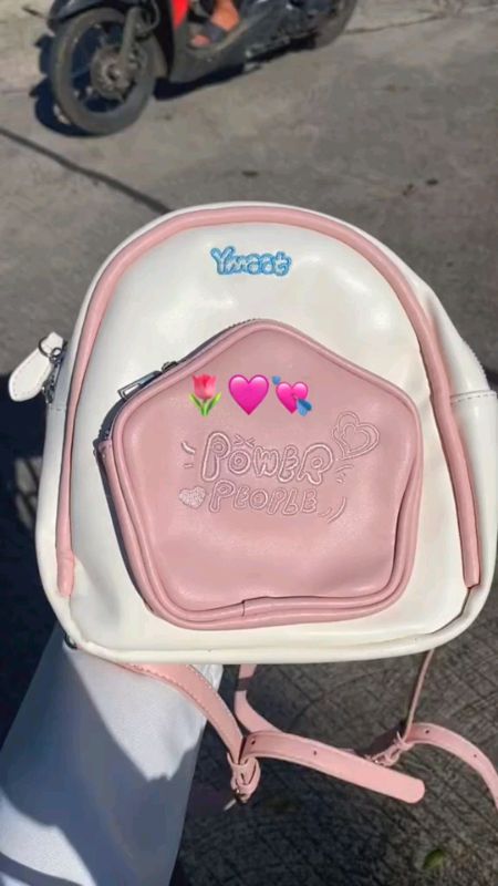 Lucu Tas Ransel Bahan PU #tasimutcewek #RacunShopeeCantik #fypシ #