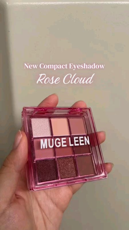 Eyeshadow 9 Colors Rose Cloud Pinky Natural✨🤩 Pigmented, cocok untuk daily ✨#dailymakeup #eyeshadow #MakeUpWajibPunya