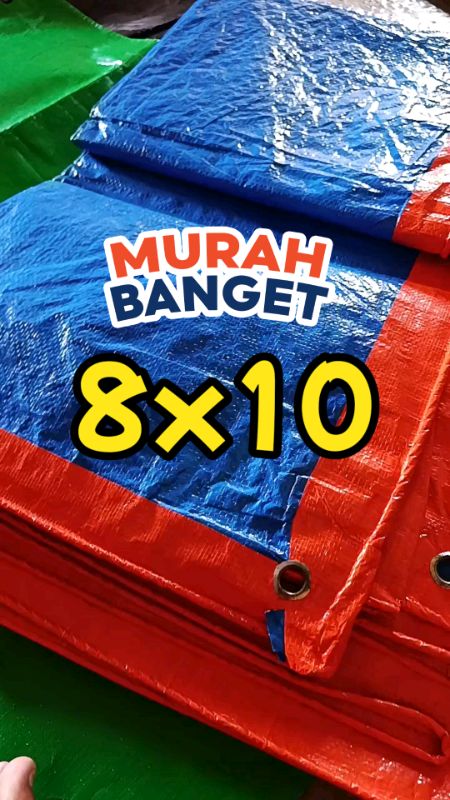 PROMO Terpal 8x10 murah banget #terpalmurah #RacunShopee #terpaltruk #terpaljemurpadi #terpalkolamikan