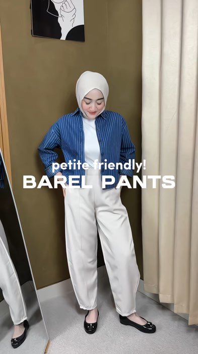 ootd barrel pants! #fyp#barrelpants#OOTDFashionShopee#celanawanita#celanabarrelpants