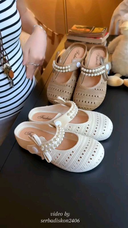 #sandalselopwanita #wedgeswanita #sepatukoreanstyle