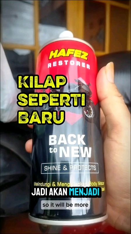 HAFEZ - Restorer - 1 Pcs Pengkilap dan Penghitam Body Motor