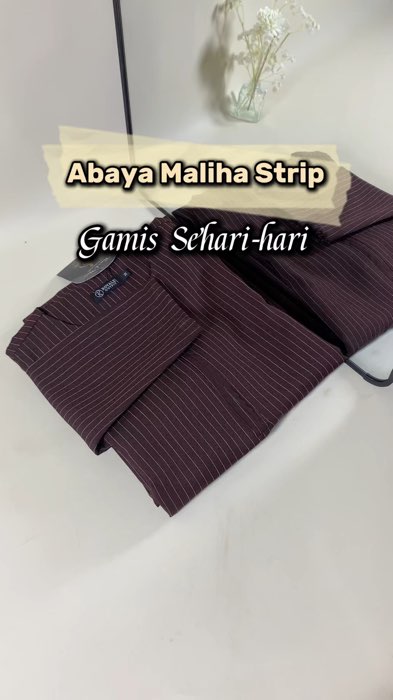 Mahogany 🤍 #gamisabaya #abayastrip #gamiswanita #semiwol #gamisstrip #ootdmuslimah