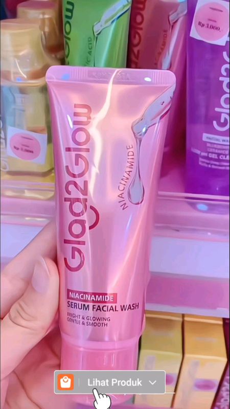 facial wash glow formula #glad2glow #facialwash #serumfacialwash #niacinamide