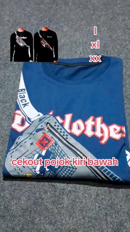kaos viral #kaoswaistbag #kaoswaistbaglenganpanjang #kaos #RacunShopee