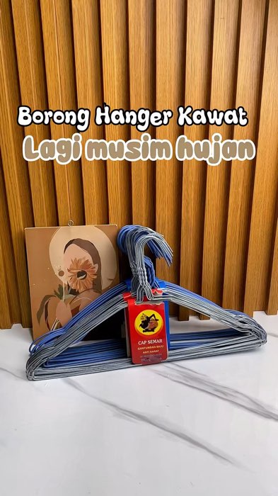 Hanger Murah meriah #hangerbaju #hangerstainless #SpillRacunShopee