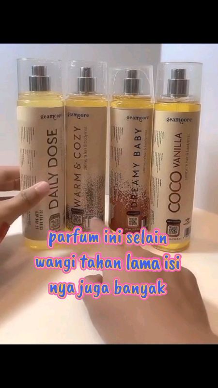 GEAMOORE HAIR AND BODY MIST #ViralDiShopeeVideo #RacunShopee