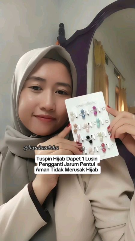Tuspin Klip Hijab 1 Lusin #tuspin #tuspinhijab #SpillBawaBerkah #RacunShopee #ViralDiShopeeVideo