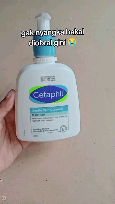 Cetaphil gentle cleanser #cetaphil #cetaphilgentleskincleanser #sabunwajah #RacunShopee #SpillRacunShopee #fyp