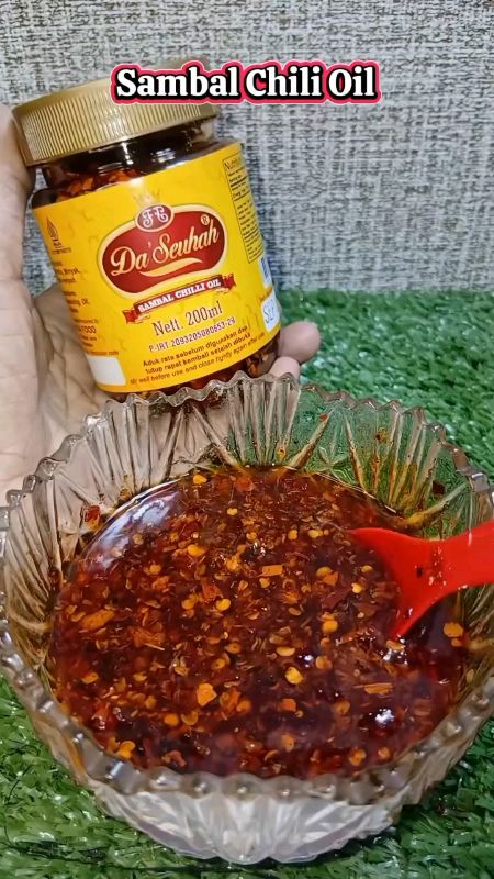 Chili Oil Sambal Halal 150ml-250ml Kaca#chilioilhalal#fyp