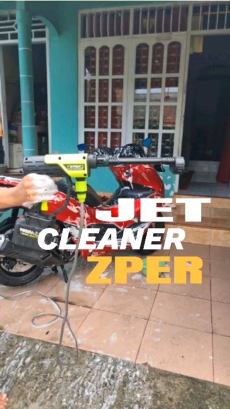 Jet cleaner Zper tanpa listrik aman buat basah basahan Teman teman. #jetcleaner #cucimotor #cucimobil