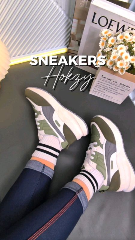 sneakers hokzy #hokzy #sepatu #sepatuwanita #sepatuhokzy #sepatusneakers #RacunShopee #DiskonRacunShopee
