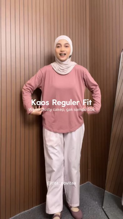 Kaos reguler fit #kaoswanita #kaosregulerfit #kaospolos