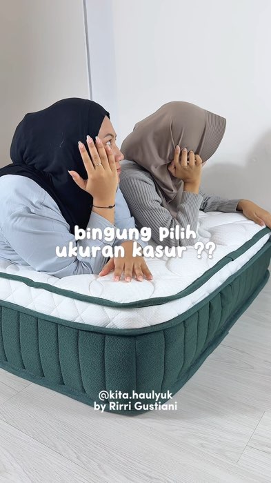 untuk 2 orang lebih nyaman di ukuran 160 sebenernya guys tp 120 jg masih bisa, kalo ukuran 90 better buat 1 orang aja 👌🏻 #kasur #kasurmosswood
