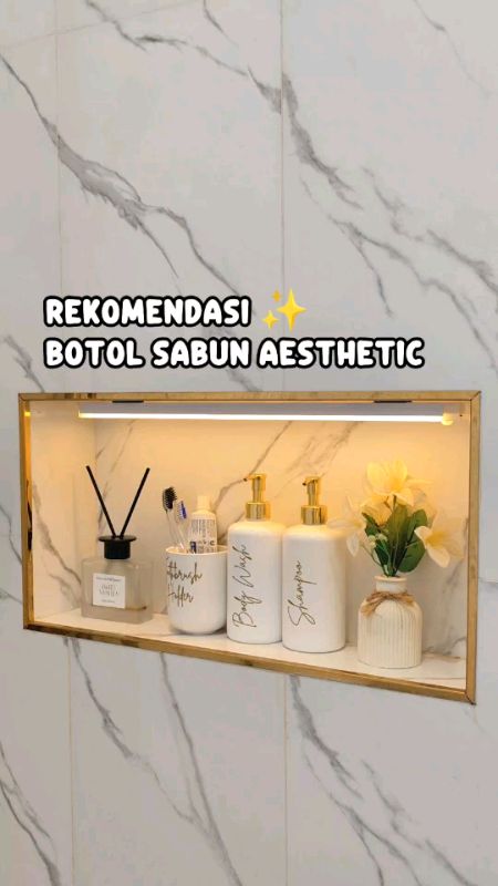 botol sabun aesthetic bikin kamar mandi jadi rapi #botolsabuncair #botolsabunaesthetic #botolsabun #botolsabunmurah #botolaesthetic #tempatsikatgigi