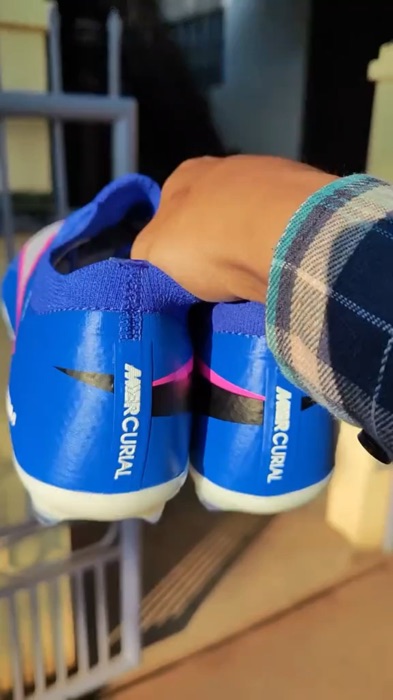 Sepatu Bola Nike Mercurial Air Zoom Vapor XVI Racer Blue White #sepatubola #sepatupria #sepakbola #nike #nikefootball #nikemercurialvapor16 #fyp #tren
