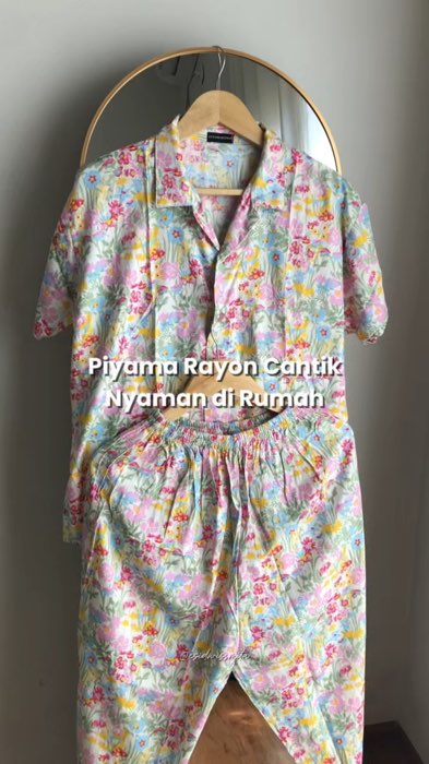outfit nyaman dirumah 📌#piyamarayon #piyamakekinian #RacunShopeeCheck #SpillRacunShopee #fyp #ShopeeVideoCreator #GakNyeselBeliIni #Diskon40RB