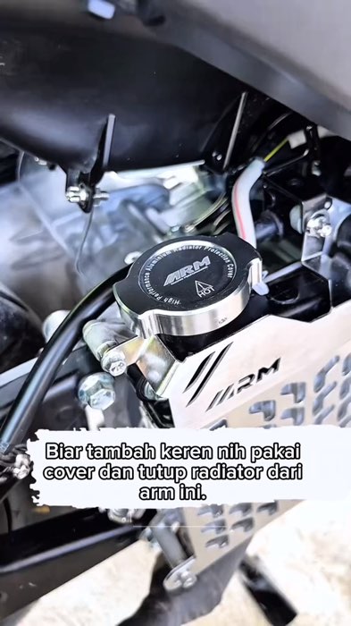 Cover radiator full dan tutup radiator Alumunium cnc #tutupradiator #coverradiator #coverradiatorspinner #coverradiatorvario #PromoNonStop #cod #fyp