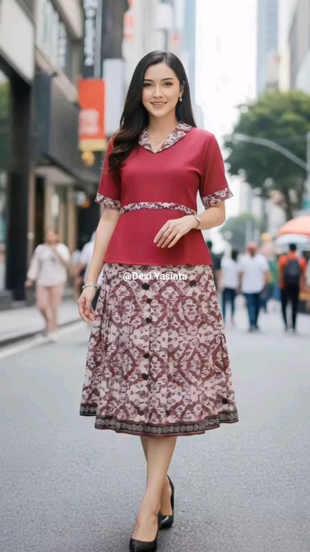 baju rok batik set bikin kamu makin anggun dan cantik #baju #bajuwanita #kemejawanita #bajukerja