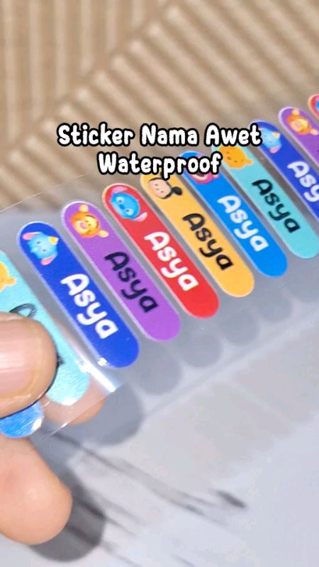 kalo punya anak wajib punya #stickernama #RacunShopeeCheck #RacunShopeeOutfit #SpillBawaBerkah #ShopeeFashionHaul #ShopeeLahap #ShopeeCOD