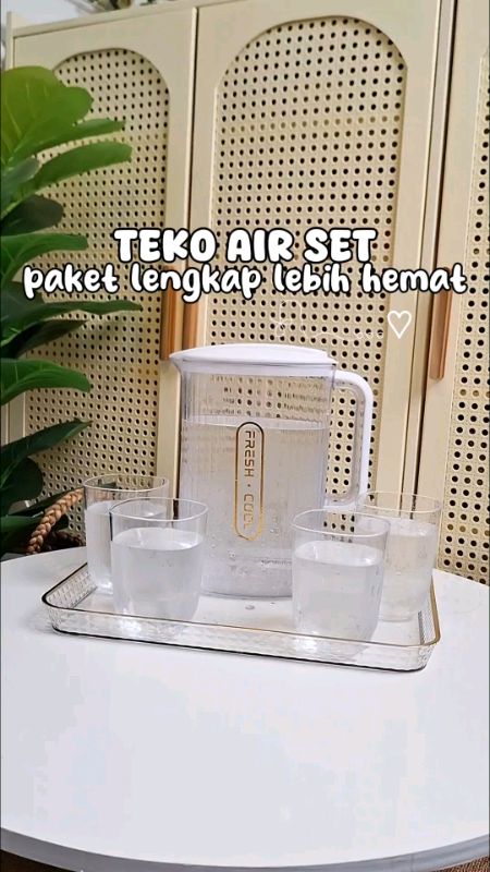 estetik bgt 😍✨️ #RacunShopee #SpillRacunShopee #ViralDiShopeeVideo #tekoair #tekoairminum #tekosetmurah #settekogelas #tekogelasset #tekoplastik #fyp