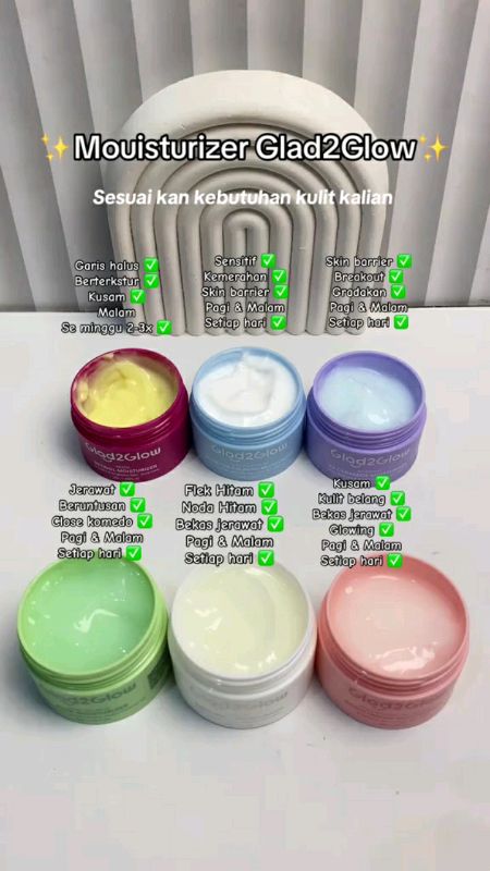 #g2g #moisturizerglad2glow #skincare #cod #GratisOngkirRP0 #ViralDiShopeeVideo