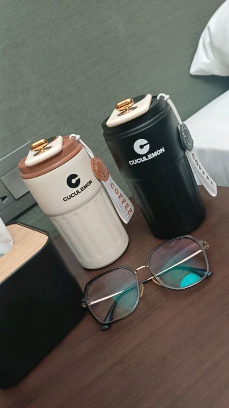 Mug tumbler dengan display suhu #cuculemon #mug #tumbler #stainlesssteel #murah #cantik #tahanpanas #tahandingin #digitalled