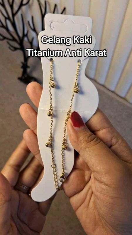 #gelangkakititanium #gelangkaki #gelangkakiantikarat #perhiasantitanium
