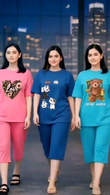 Setelan celana kulot 3/4 Baju dewasa wanita sablon DTF Ukuran M L XL JUMBO #shopeebeautyhaul #ShopeeCODViralDiShopee #SpillBawaBerkah #SpillShopee