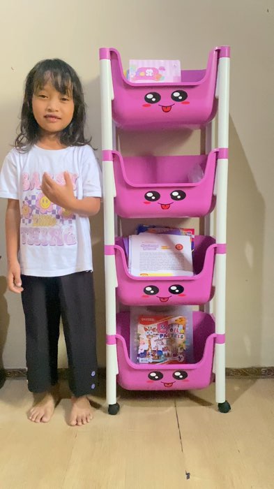 rak susun serbaguna cocok untuk buku, alat tulis, dan mainana yuk di chekout #affiliateshopee
