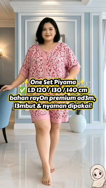 #OneSetPiyama #SetPiyamaJumbo #BajuTidurSet #PiyamaWanita #PiyamaBigSize #SetelanTidur #OversizeTidur#ShopeeAffiliate #RacunShopee #ootdrumahan