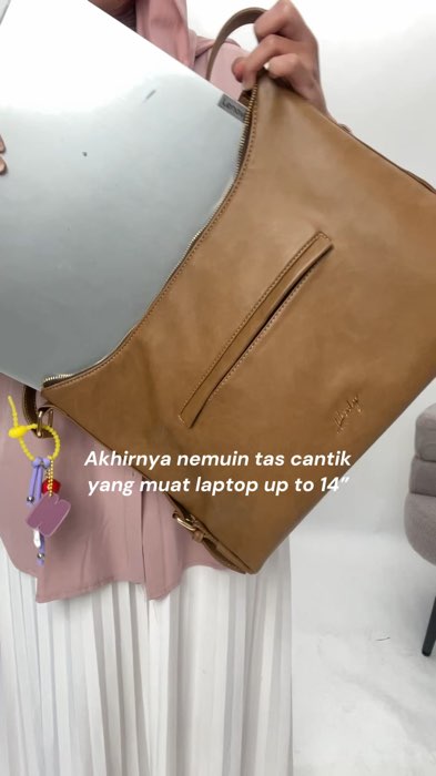 Udah ga bingung lagi deh mau ke kampus pakai apa😍 #spillproduk #tascantik #tasseharihari #taslaptop
