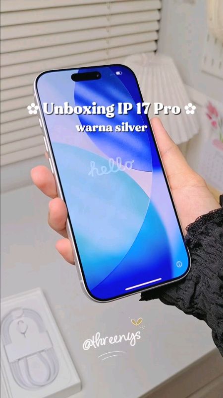 MaasyaAllah tabaarakallah 🥰 #iphone17Pro #unboxingpaket #RacunShopee #SpillRacunShopee #GratisOngkirRP0