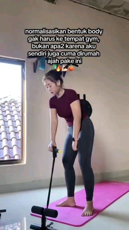 full body workout with stand sit-up #olahragadirumah #gymathome #homeworkout #alatsitup #alatolahragadirumah