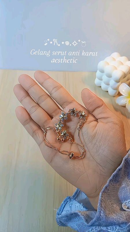 #gelangseruttitanium #gelangantikarat #gelangantikarat #gelangserut #spillbawahberkah #racunshopeee #GratisOngkirRPO #gelangaesthethic #gelangtitanium