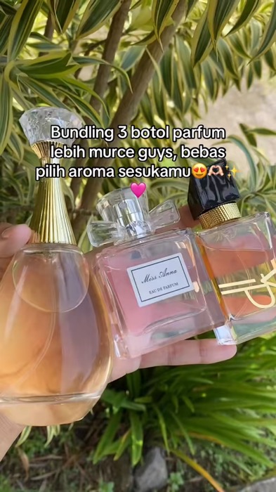 Parfum mewah dapat 3 botol