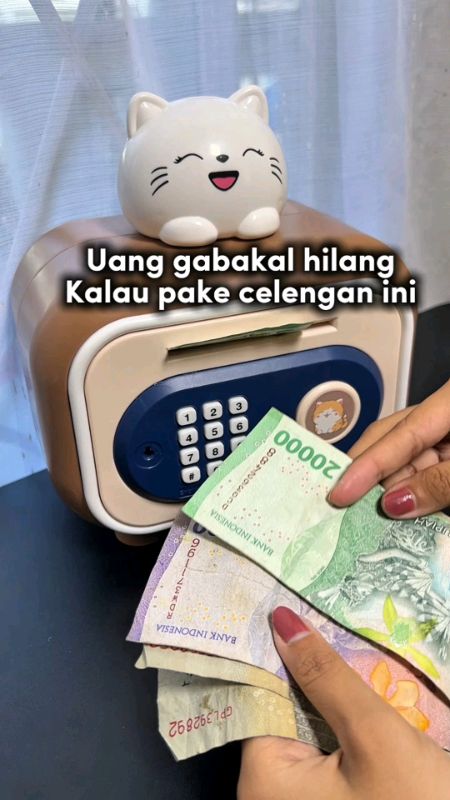 gemess banget celengannya anak anak pasti sukaaa #ShopeeReview #ShopeeLook #ShopeeCOD #celengan #celenganviral #celenganunik