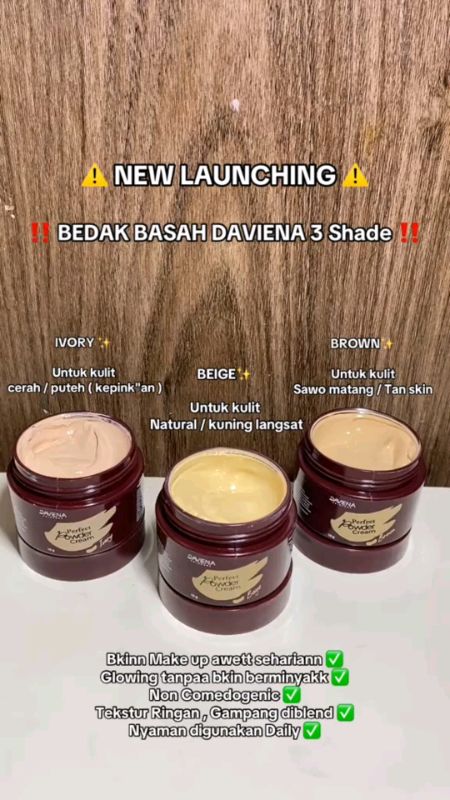 bedak basah daviena#bedakviral