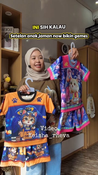 #setelananak #bajuanak #bajuanakkekinian #bajujersy #setelankicau #bajukicaumania #ViralDiShopeeVideo #RacunShopee