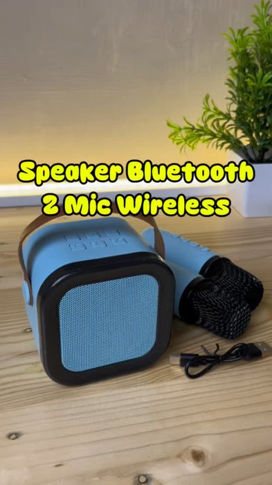 Speaker Bluetooth dengan 2 Mic Wireless. #speakerportable #PromoNonStop #RacunShopee #RacunShopeeCheck #ShopeeCOD