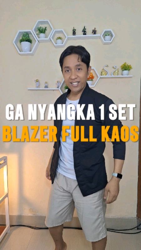 Kaos full set blazer/cardigan keren #cardigan #blazer #kaos #RacunShopee #ViralDiShopeeVideo #DiskonRacunShopee #GratisOngkirRP0 #ShopeeLook