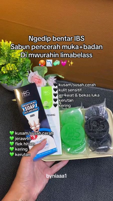 sabun wajah#ibsbrighteningsoap #ibssabunpenghilangflek #IBSsabunpemutihwajah #IBSsabunpemutihwajahdanpenghilangflekhitamdanjerawat
