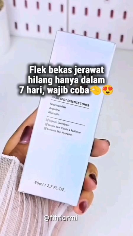 Hilangkan noda bekas jerawat #SpillRacunShopee #RacunShopee #PromoNonStop #skintific377symwhite #377shymhite   #skintific377symwhitetoner