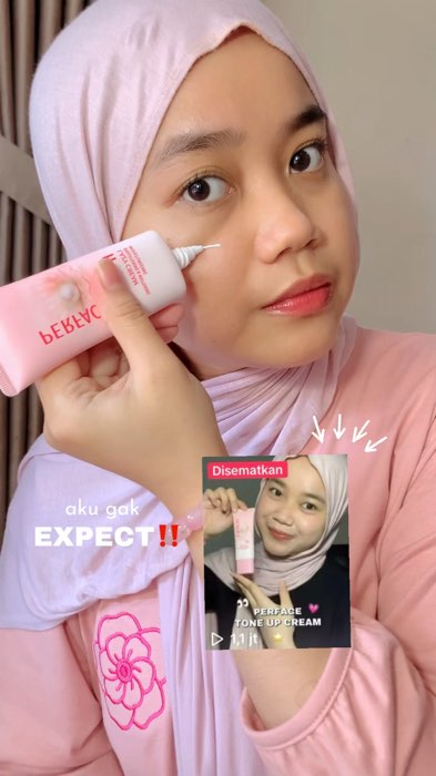 #toneupcream #toneup #daycream #moisturizer #perfacetonup #glowingskin #RacunShopee #skincare #GratisOngkirRP0 #goldentick