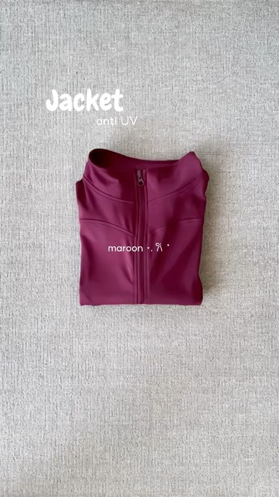 Jacket anti UV maroon #ShopeeLook #RacunShopee #OOTDFashionShopee #ShopeeFashionHaul #SpillRacunShopee #ootdolahraga #jaketolahraga #bajuolahraga
