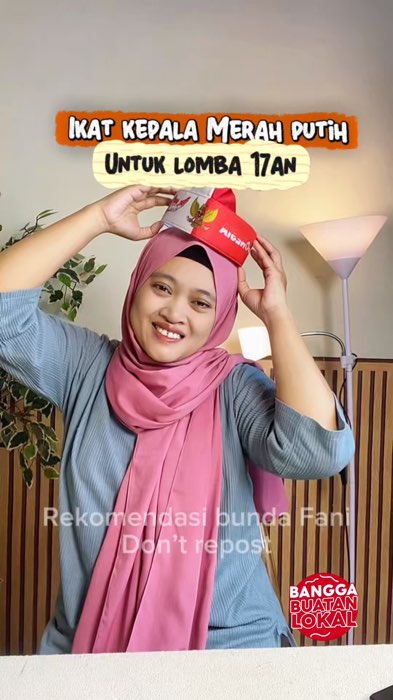 Ikat kepala merah putih #ikatkepalamerahputih #ikatkepala17agustusan #ikatkepalaolahraga #SpillBawaBerkah #GakNyeselBelilni #DiskonShopeeVideo