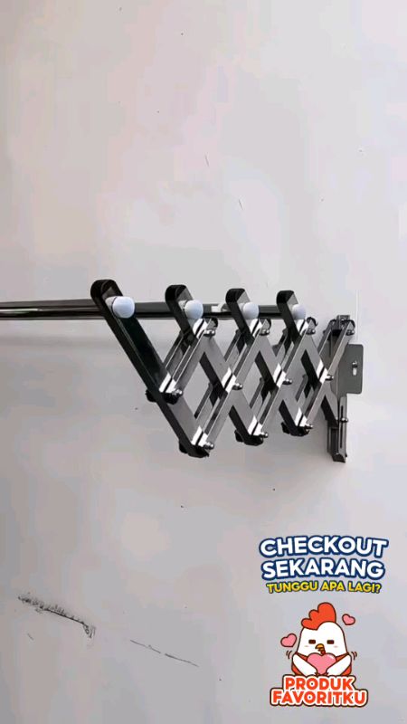 jemuran lipat dinding#jemuran #jemuranlipat #jemuranlipatdinding #jemuranlipatstainless #fyp #shopeevideo #RacunShopeeCheck #DiskonRacunShopee #diskon