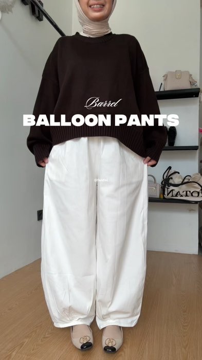 Barrel pants balon lucu #barrelpants #barrelpantsoutfit #celanawanita #celanabalon