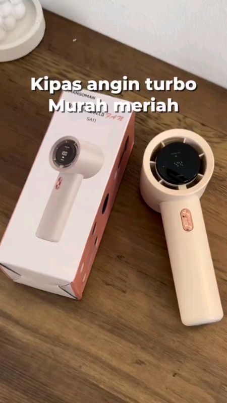 kuat banget kan angin nya buruan d co 😍😍😍😍😍#fypシ #maskerwajah #kipasanginportable #simpledanmudah